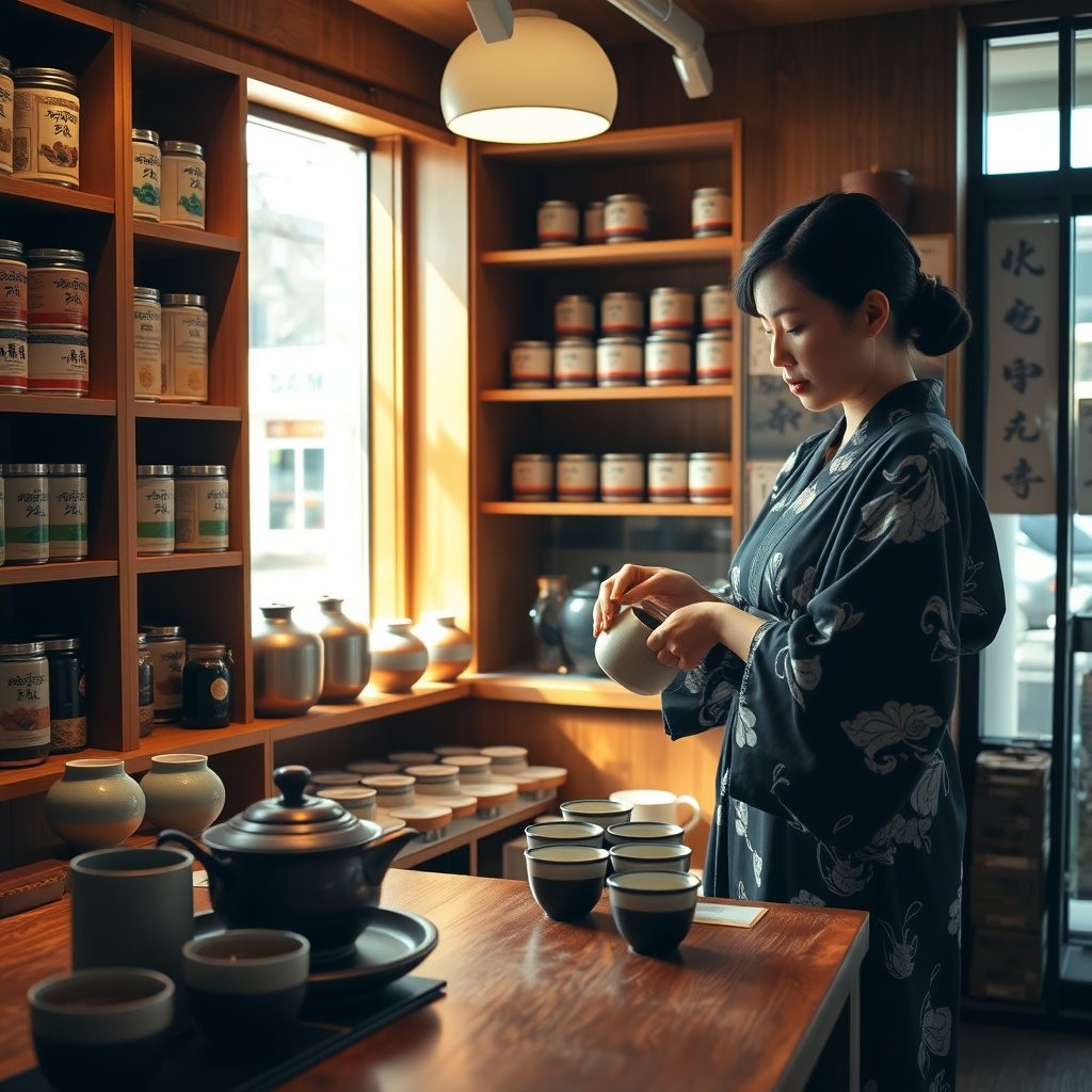 Leafteaの店舗外観